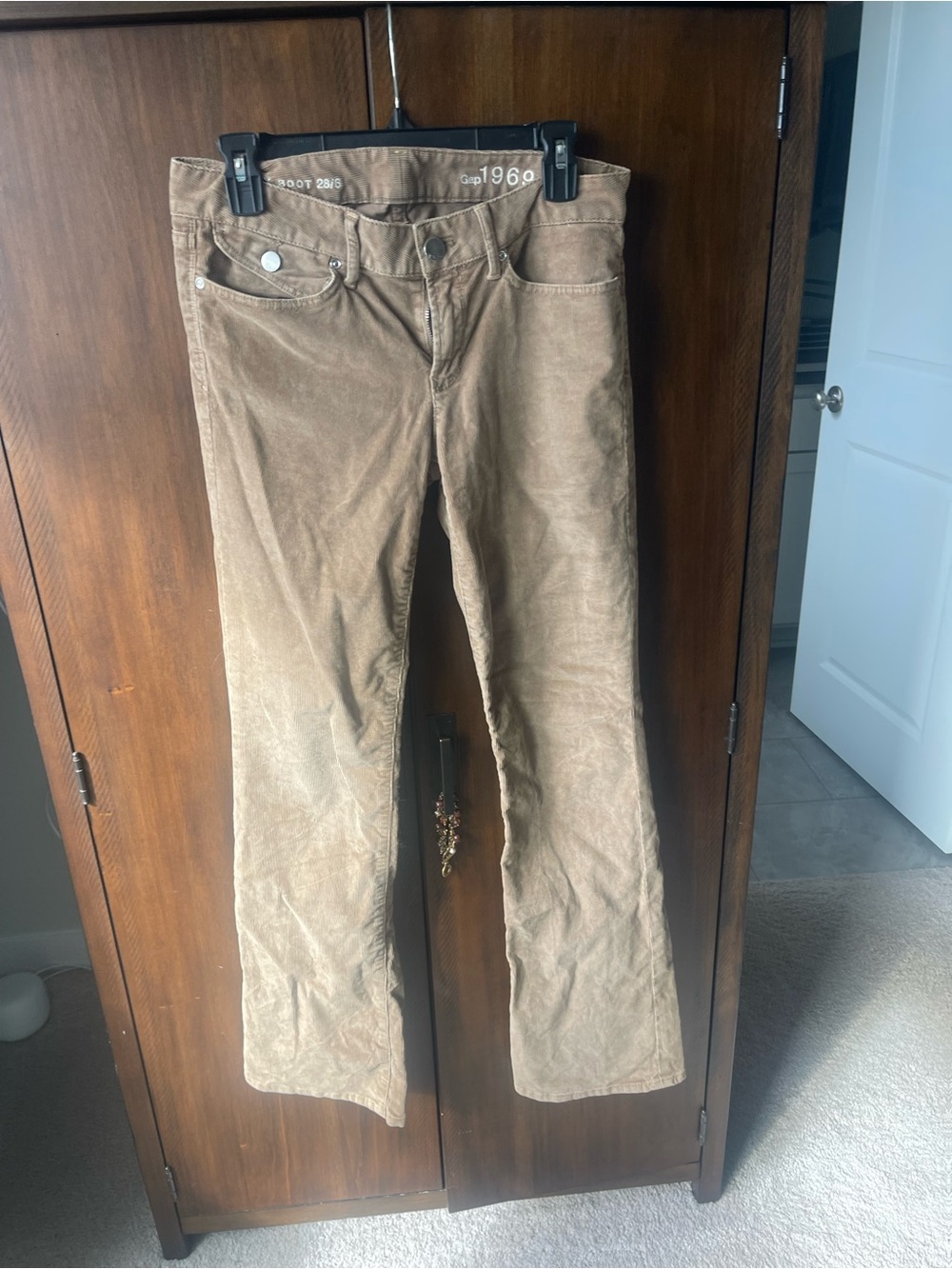 Vintage GAP 1969 sexy low rise boot cut corduroy jeans 28/6